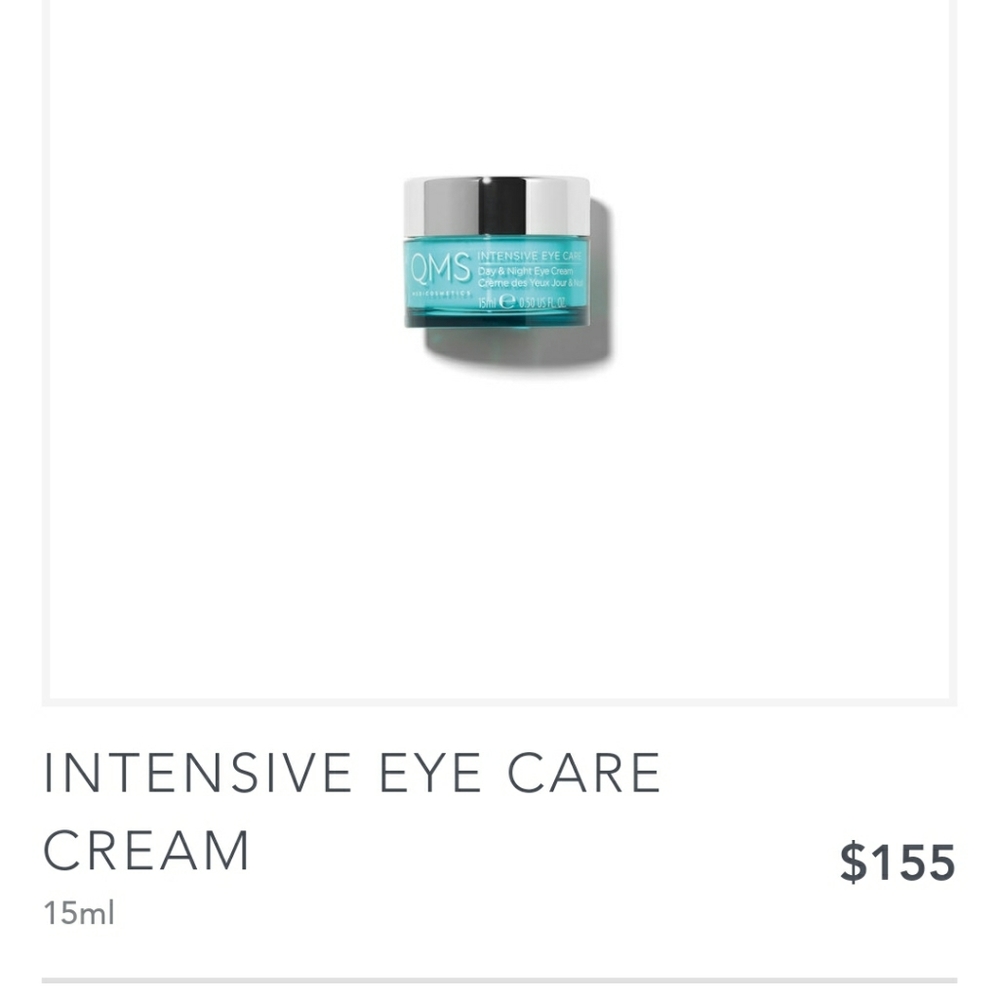 QMS MediCosmetics Intensive eye care cream